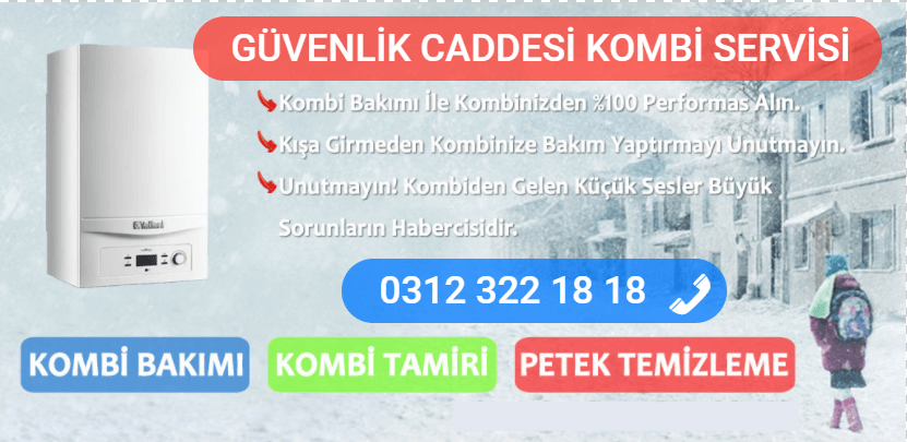 güvenlik caddesi kombi bakımı