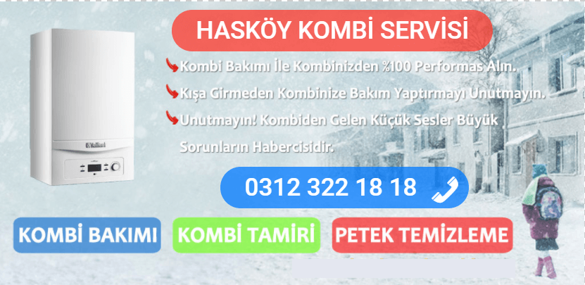 hasköy kombi bakımı
