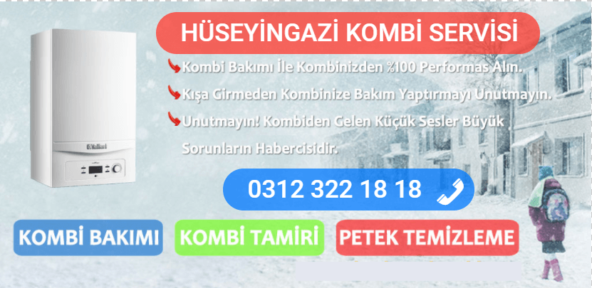 hüseyingazi kombi bakımı