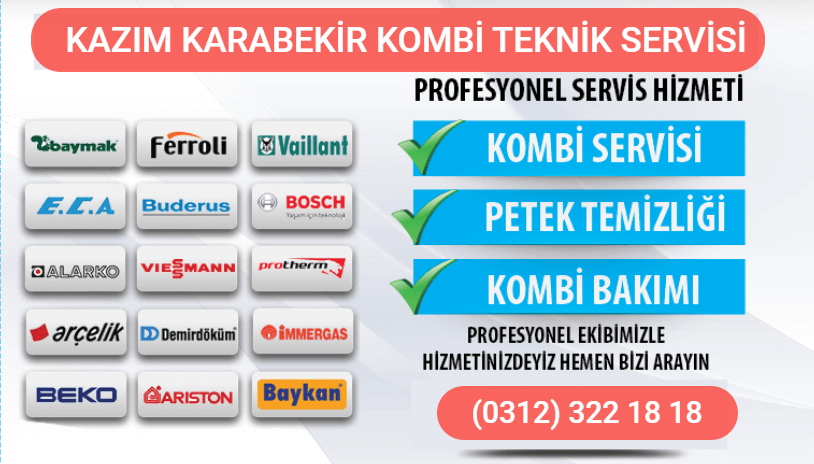 kazım karabekir kombi tamiri