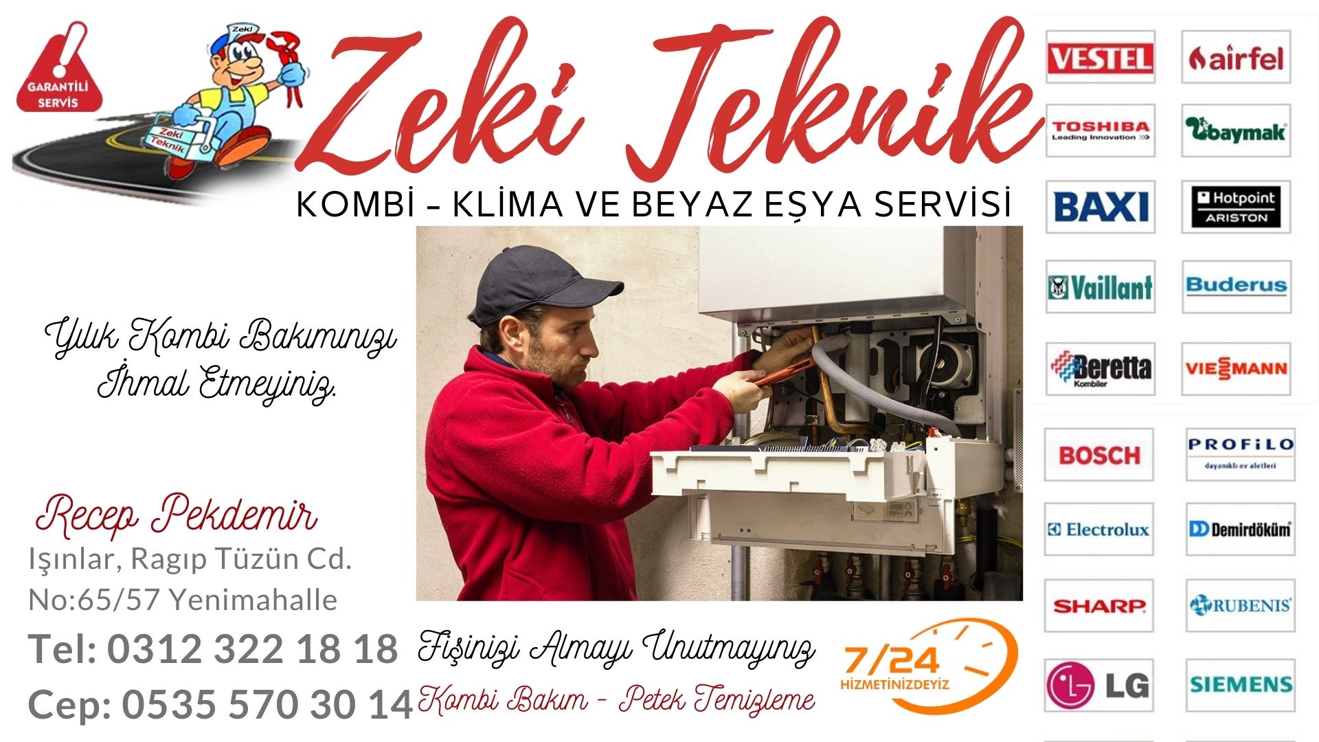 Yenimahalle Kombi Servisi