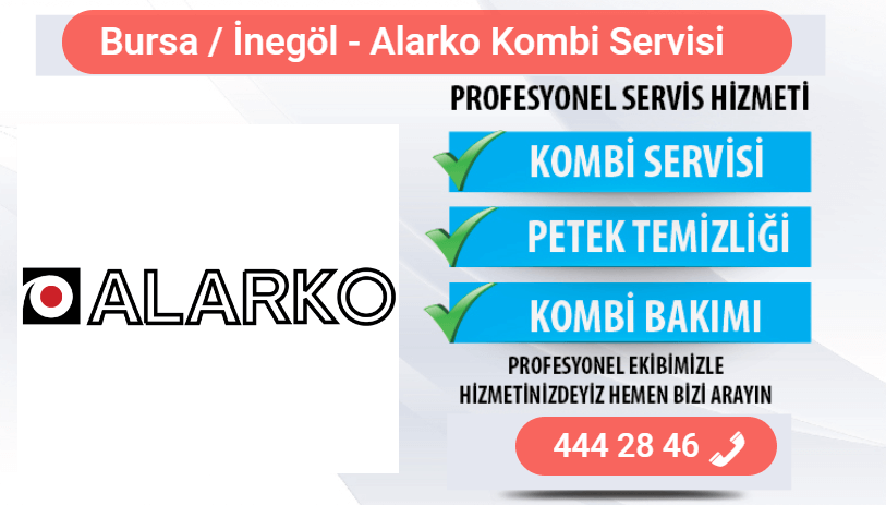 inegöl alarko kombi bakımı