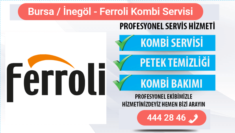 inegöl ferroli kombi bakımı