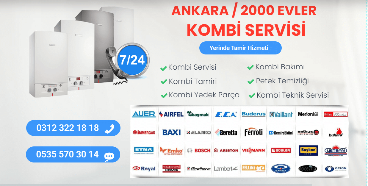 2000 evler kombi servisi