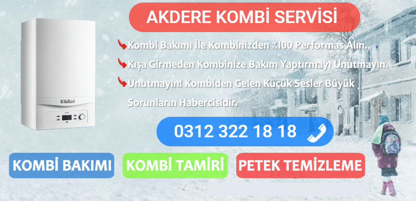 akdere kombi bakımı