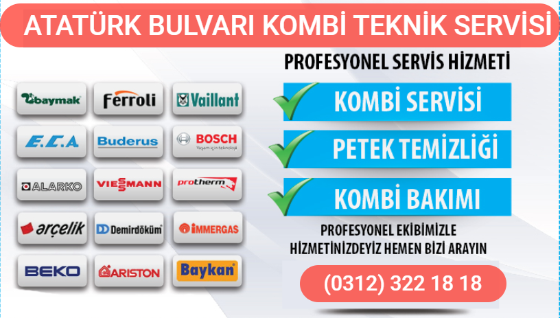 atatürk bulvarı kombi tamiri