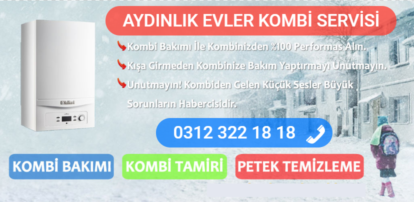 aydınlıkevler kombi bakımı