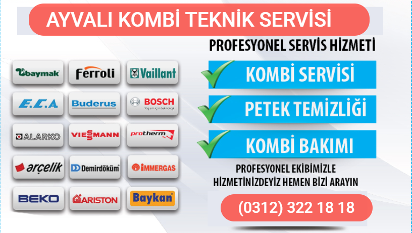 ayvalı kombi tamiri