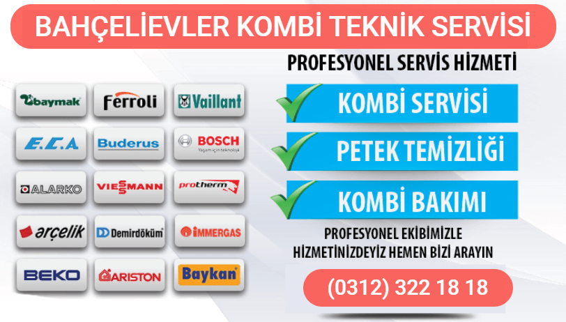 bahçelievler kombi tamiri