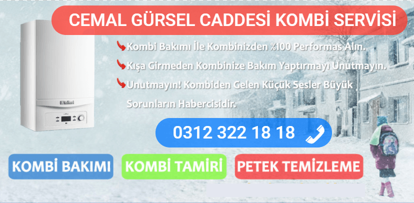 cemal gürsel caddesi kombi bakımı