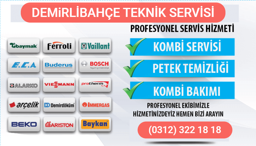 demirlibahçe kombi tamiri