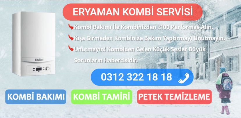 eryaman kombi bakımı