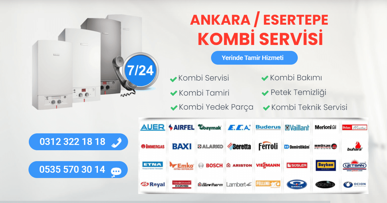 esertepe kombi servisi