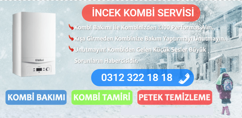 incek kombi bakımı