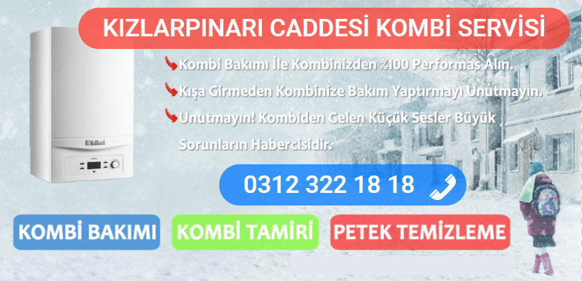kızlarpınarı caddesi kombi bakımı