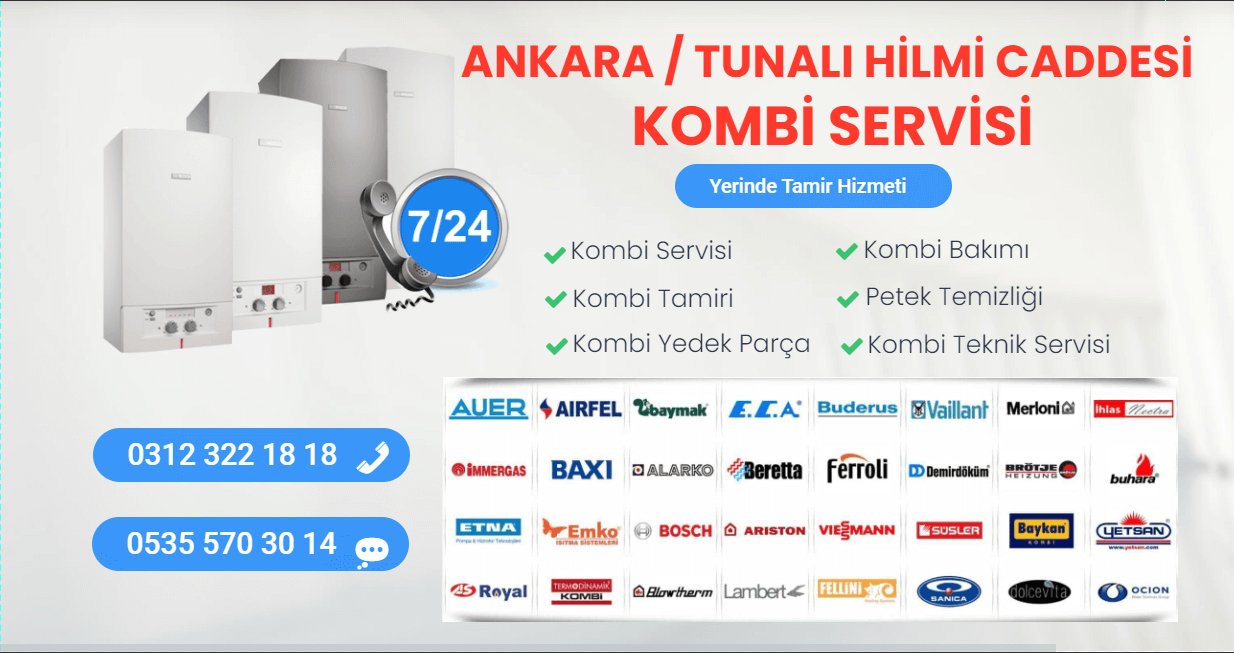 tunalı hilmi caddesi kombi servisi