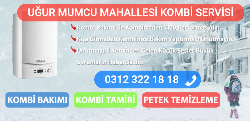 uğur mumcu mahallesi kombi bakımı