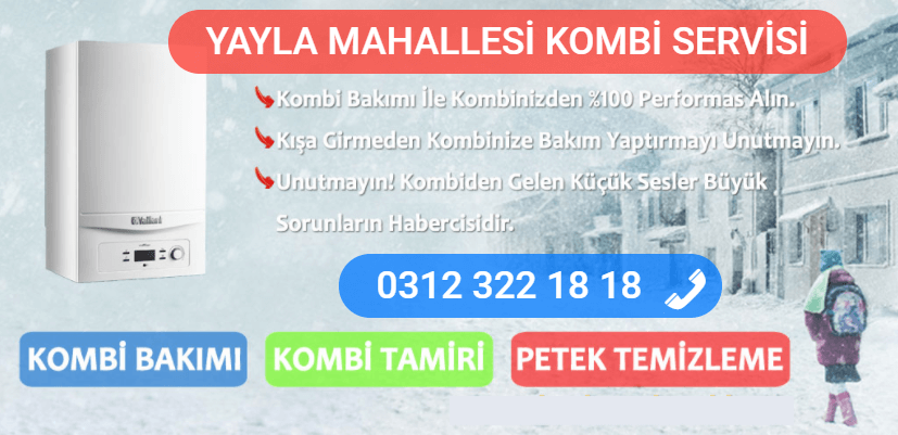 yayla mahallesi kombi bakımı