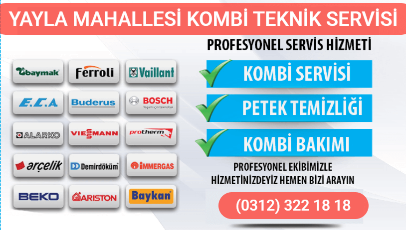 yayla mahallesi kombi tamiri