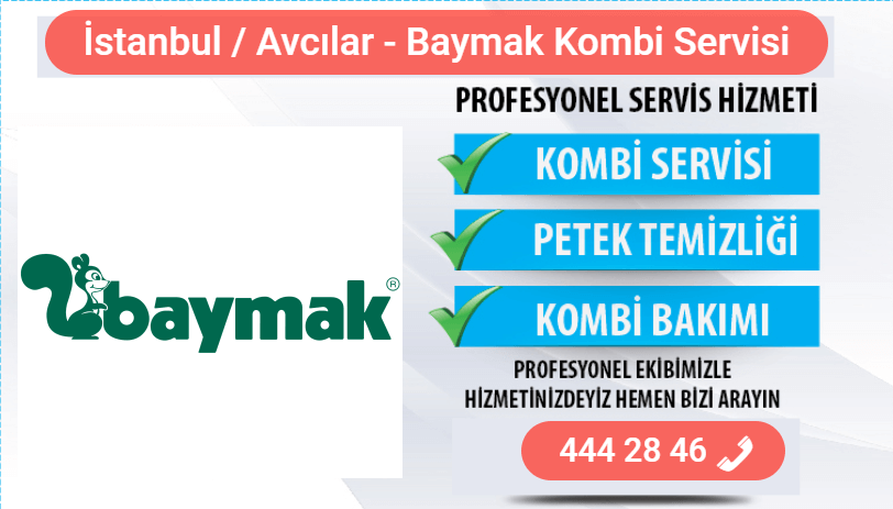 avcılar baymak kombi bakımı