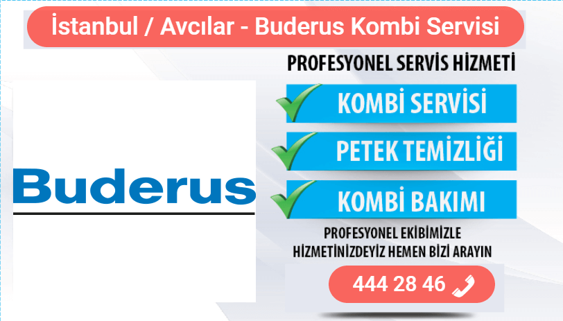 avcılar buderus kombi bakımı