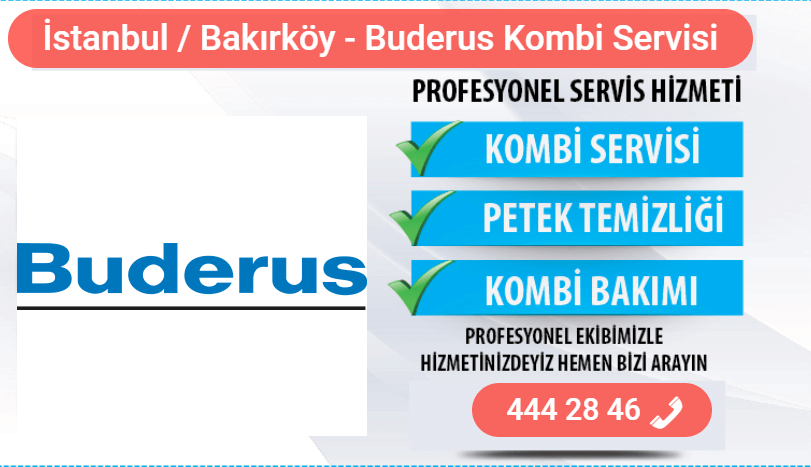 bakırköy buderus kombi bakımı