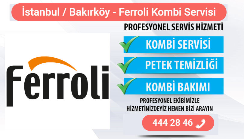 bakırköy ferroli kombi bakımı