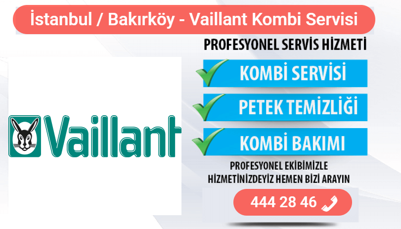 bakırköy vaillant kombi bakımı
