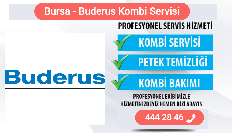 bursa buderus kombi bakımı