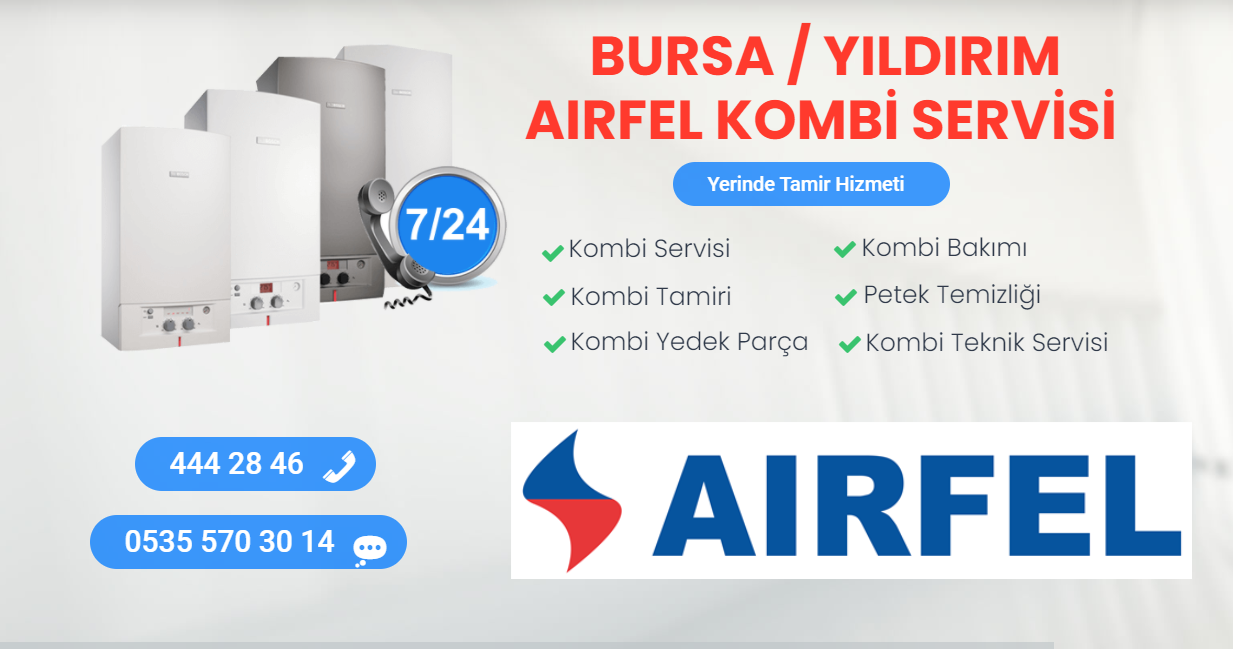 bursa yıldırım airfel kombi servisi