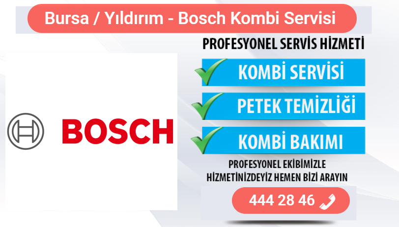 bursa yıldırım bosch kombi bakımı
