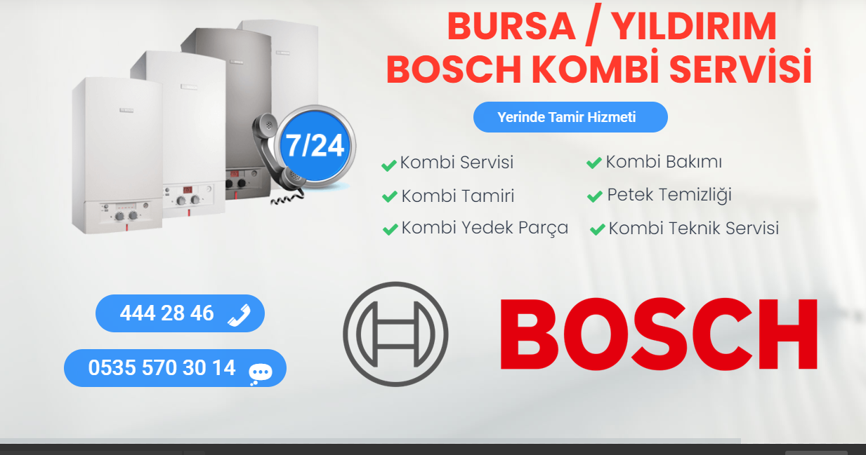 bursa yıldırım bosch kombi servisi