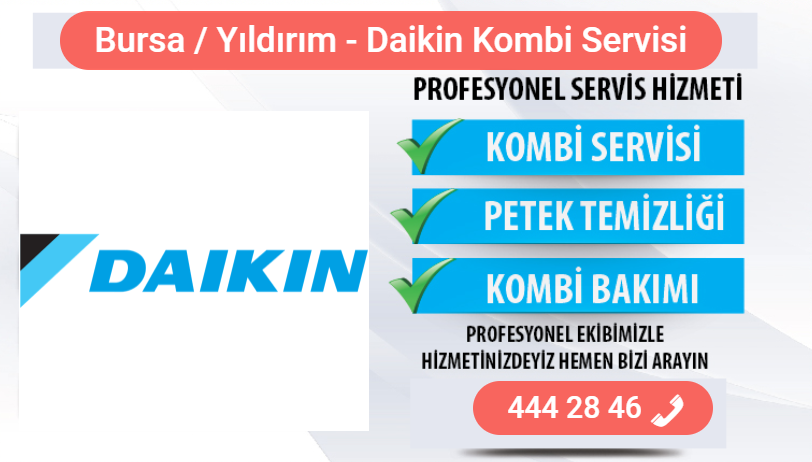 bursa yıldırım daikin kombi bakımı