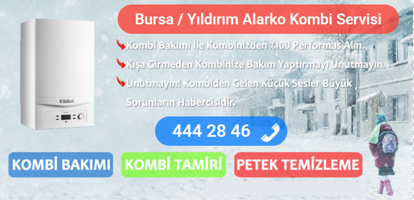 bursa yıldırım alarko kombi tamiri