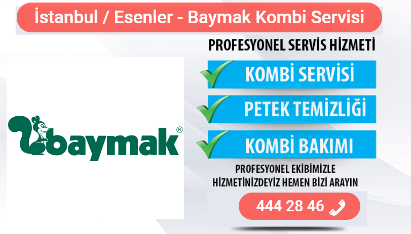 esenler baymak kombi bakımı