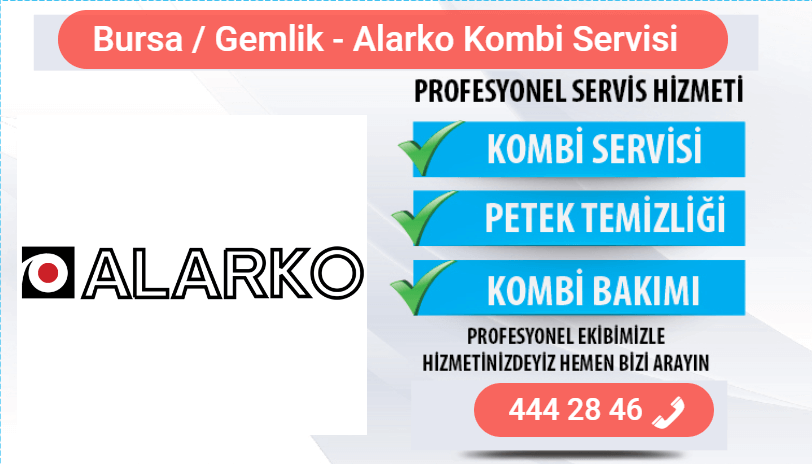 gemlik alarko kombi bakımı