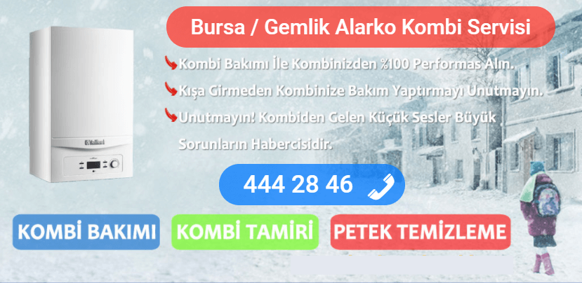 gemlik alarko kombi tamiri