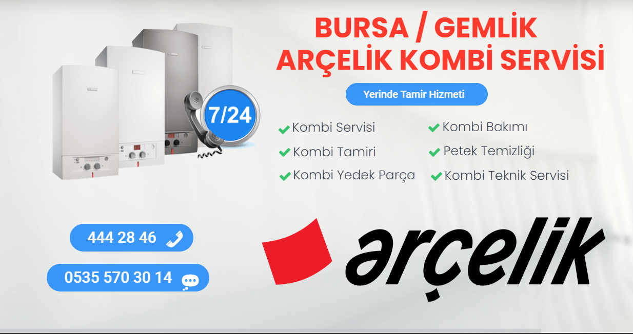 gemlik arçelik kombi servisi