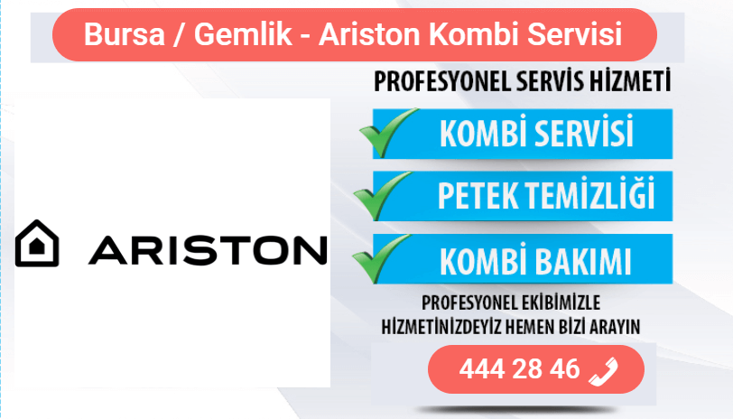 gemlik ariston kombi bakımı