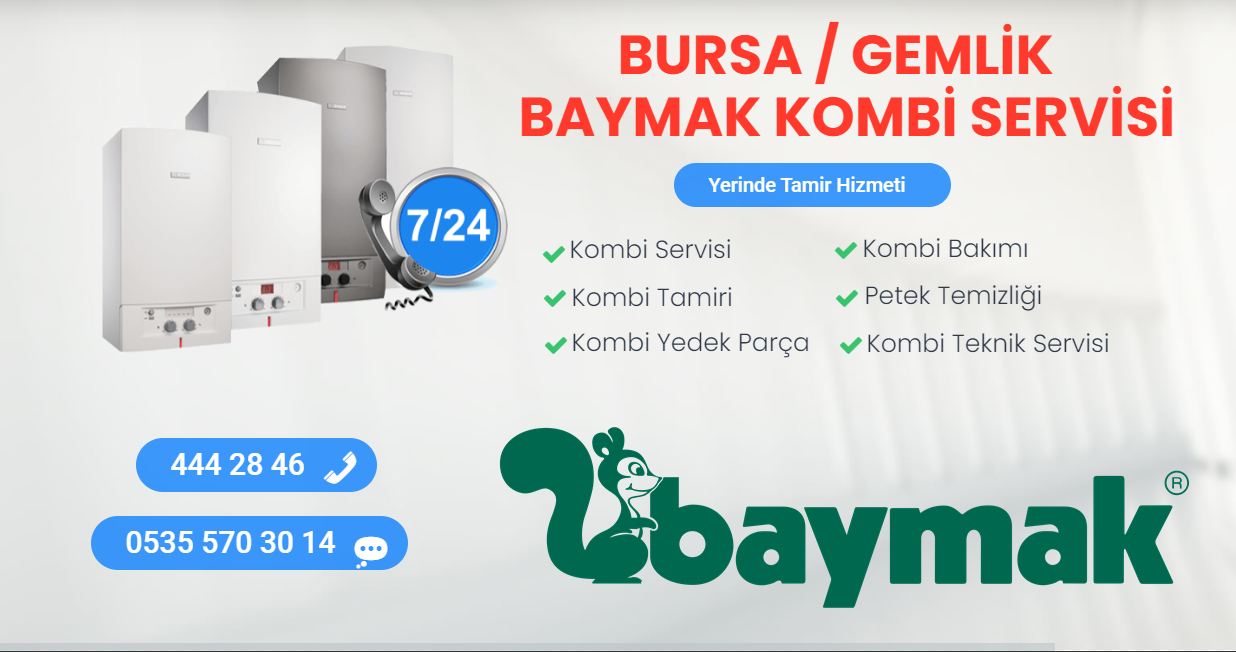 gemlik baymak kombi servisi