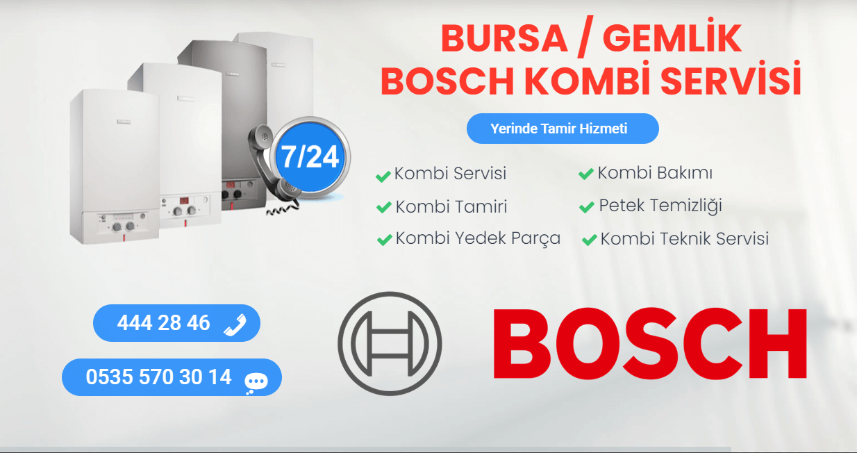 gemlik bosch kombi servisi