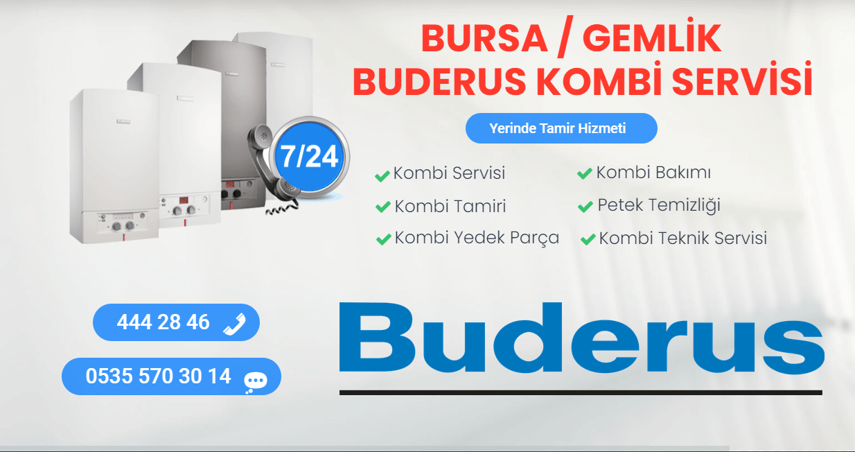 gemlik buderus kombi servisi