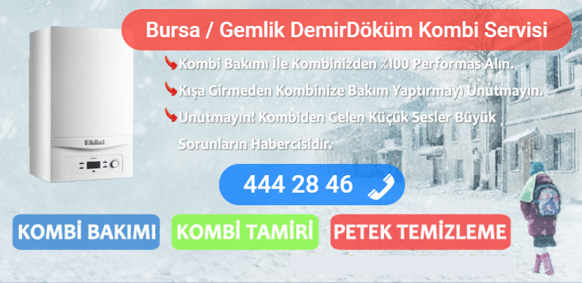 gemlik demirdöküm kombi tamiri