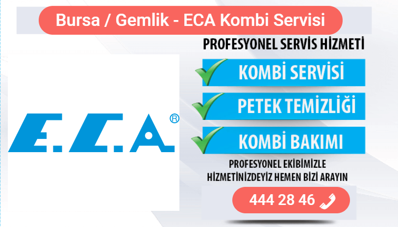 gemlik eca kombi bakımı