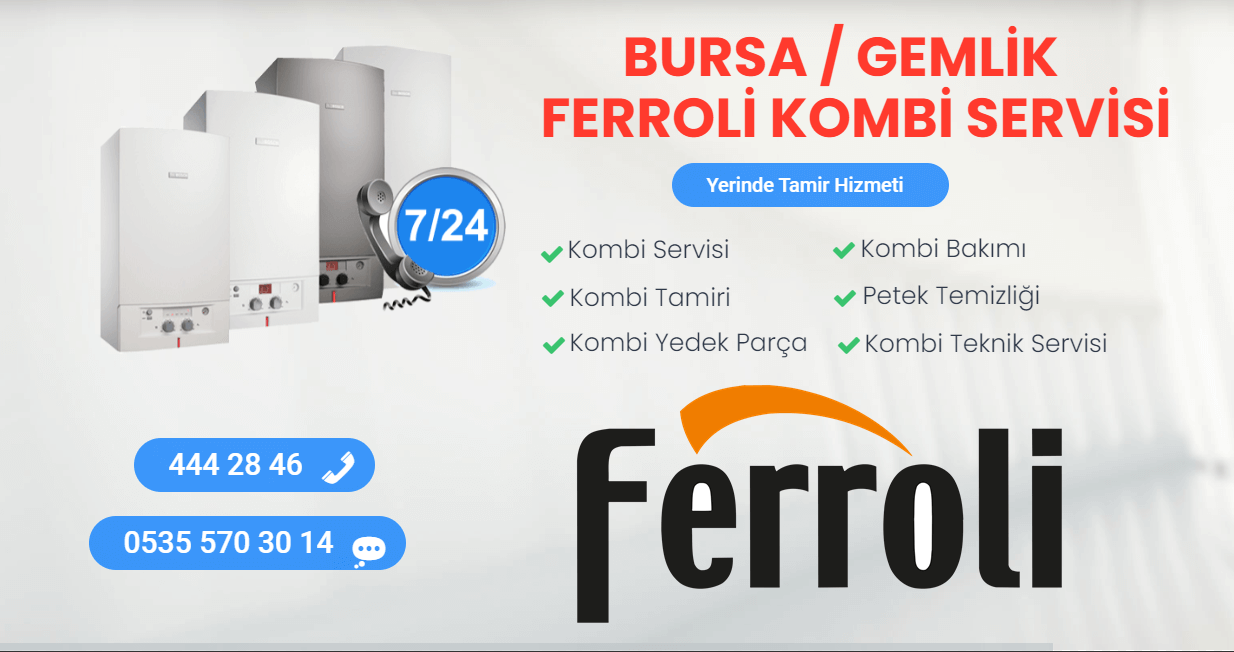 gemlik ferroli kombi servisi