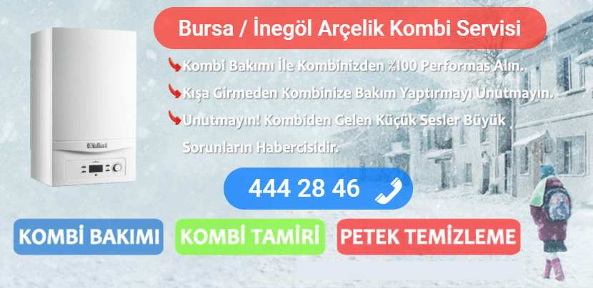 inegöl arçelik kombi tamiri