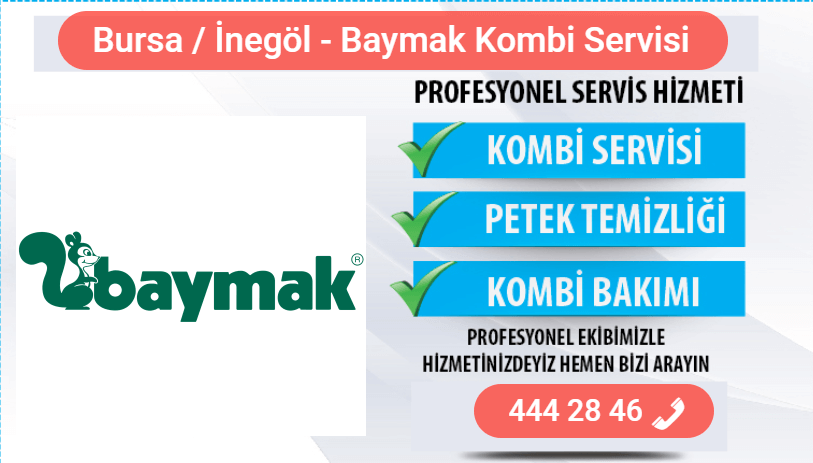 inegöl baymak kombi bakımı