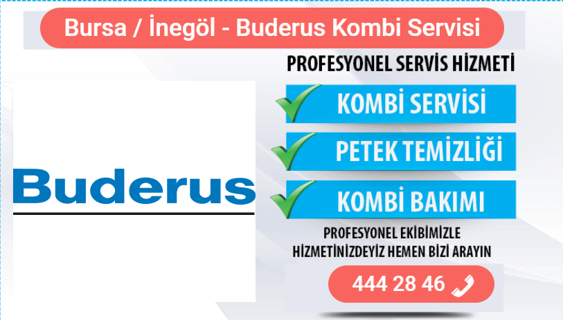 inegöl buderus kombi bakımı