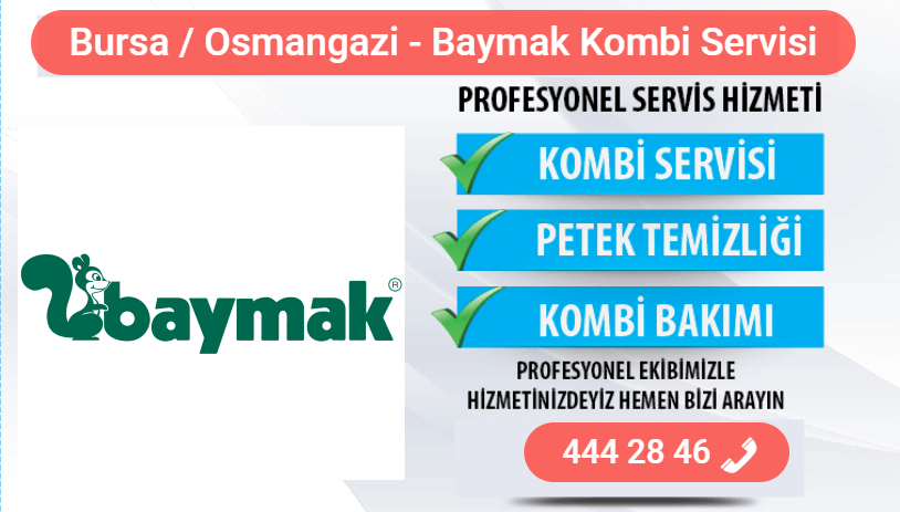 osmangazi baymak kombi bakımı