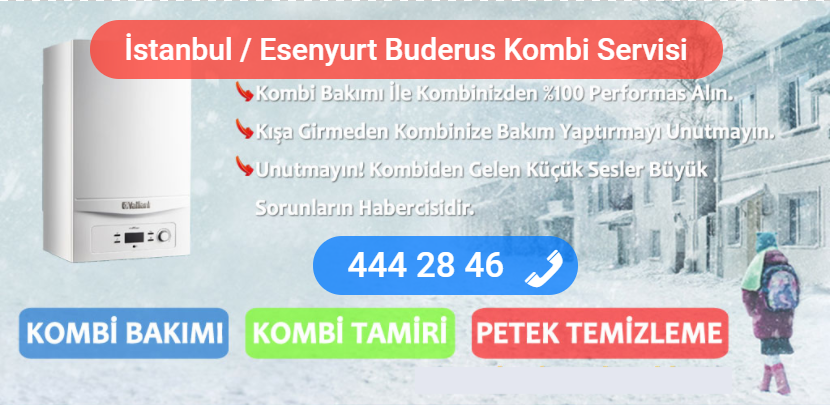 esenyurt buderus kombi tamiri